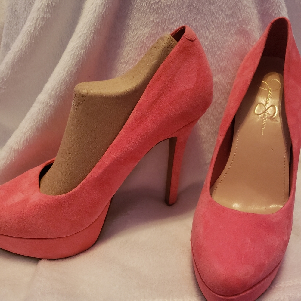 Jessica Simpson Pink stiletto heels